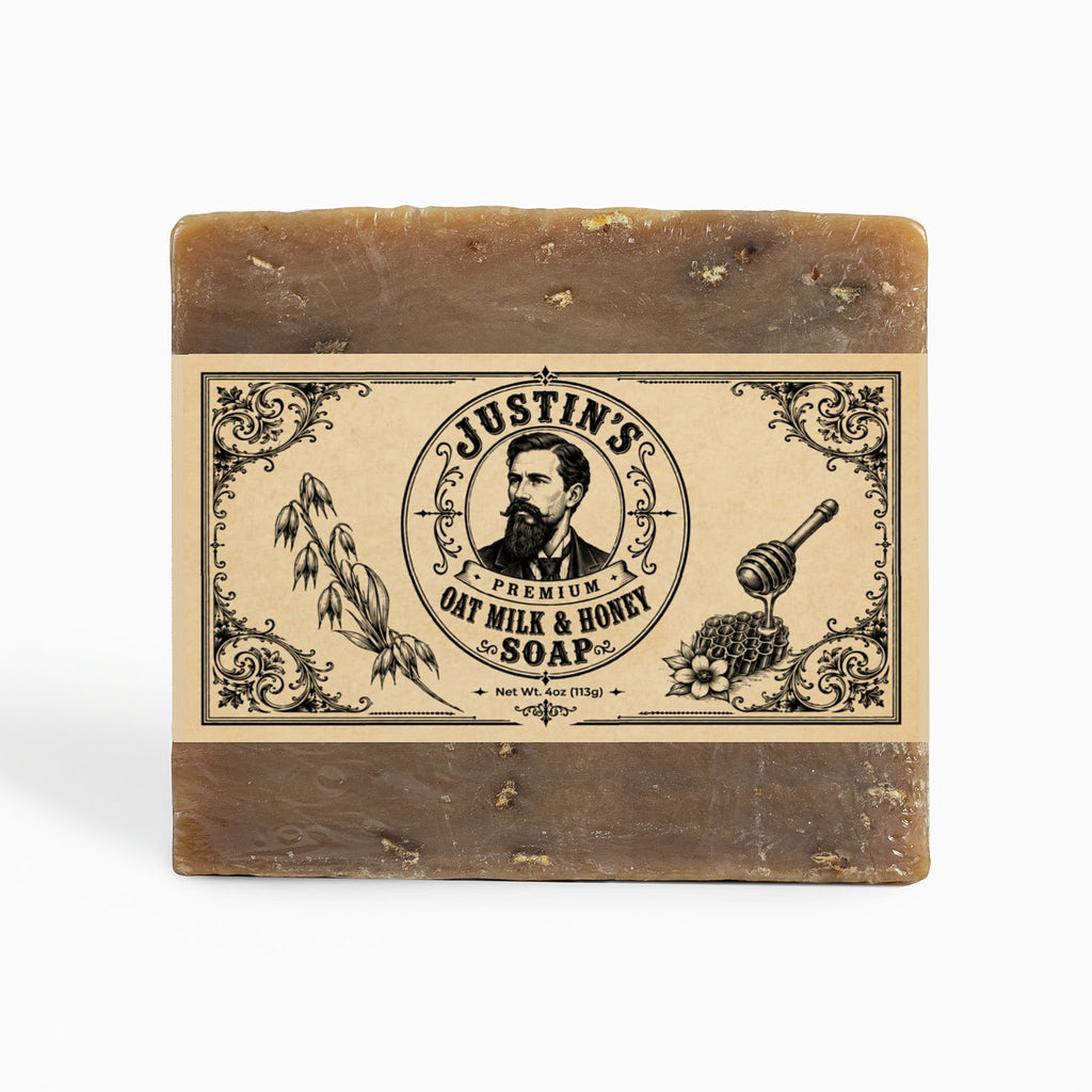 Justin's Handcrafted Oatmeal Honey Soap