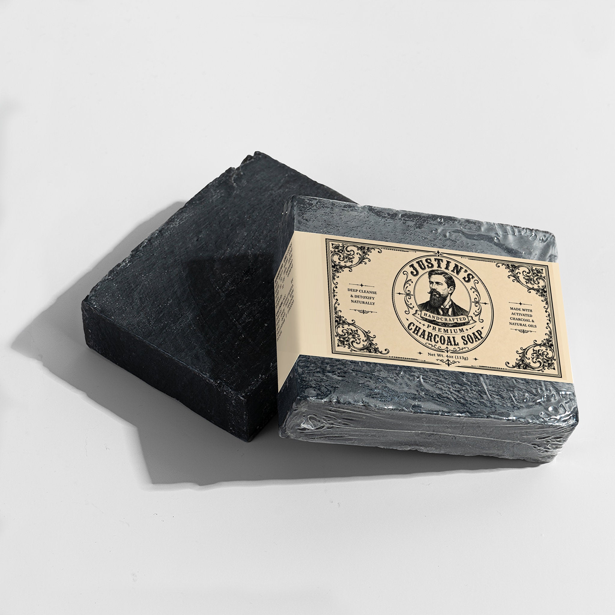 Justin's Handcrafted Charcoal Soap