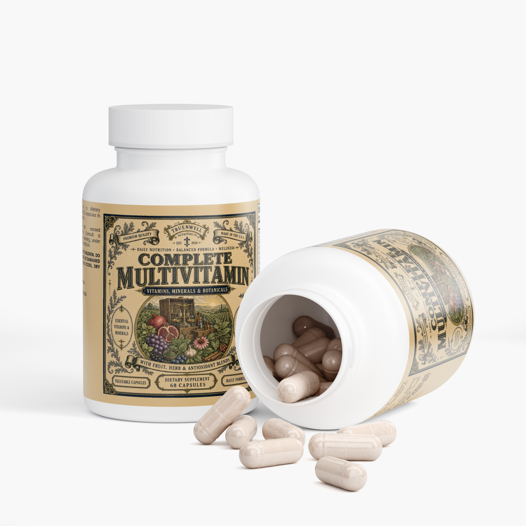 Complete Multivitamin with Minerals & Botanicals – 60 Capsules