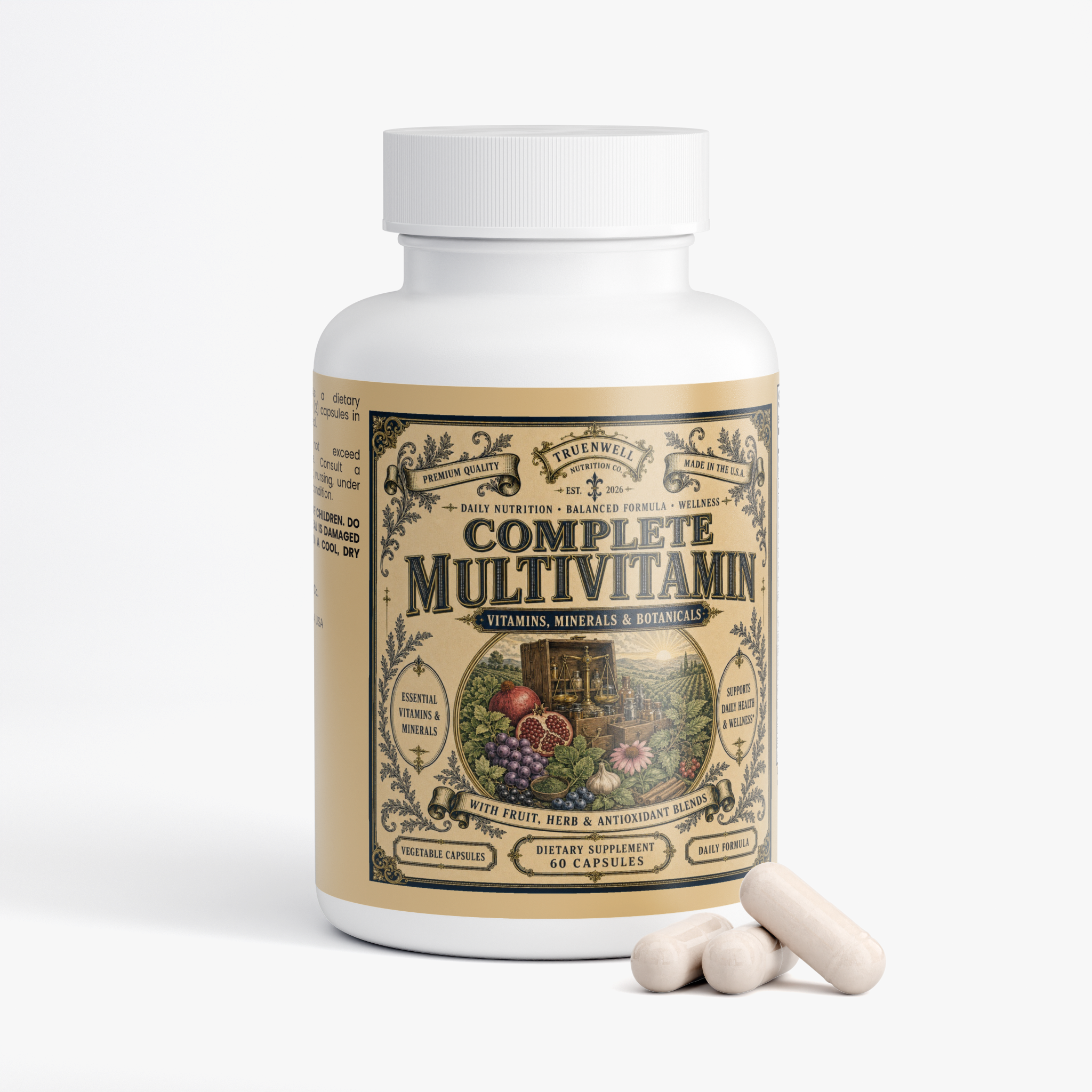 Complete Multivitamin with Minerals & Botanicals – 60 Capsules