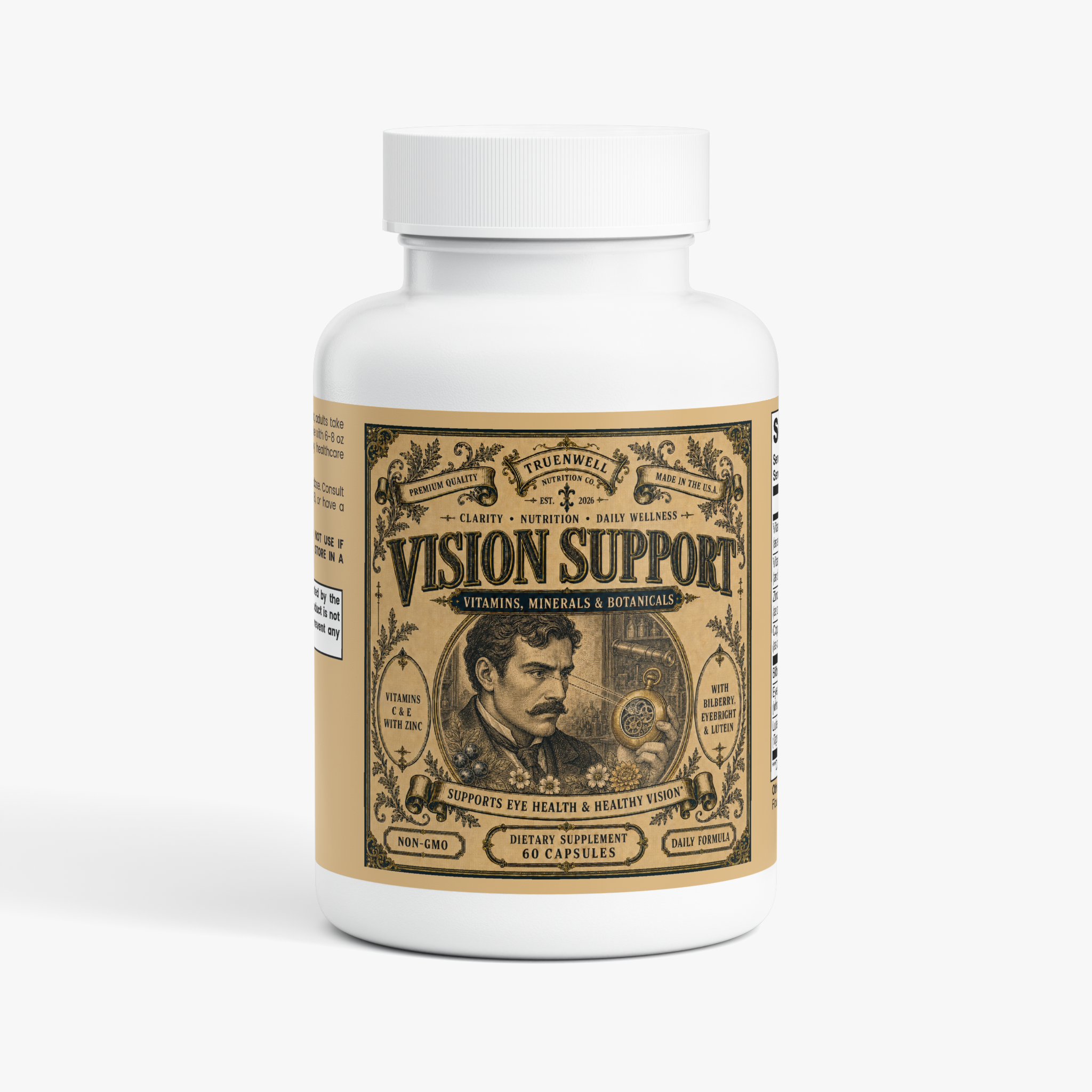 Vision Support with Bilberry, Eyebright & Lutein – 60 Capsules