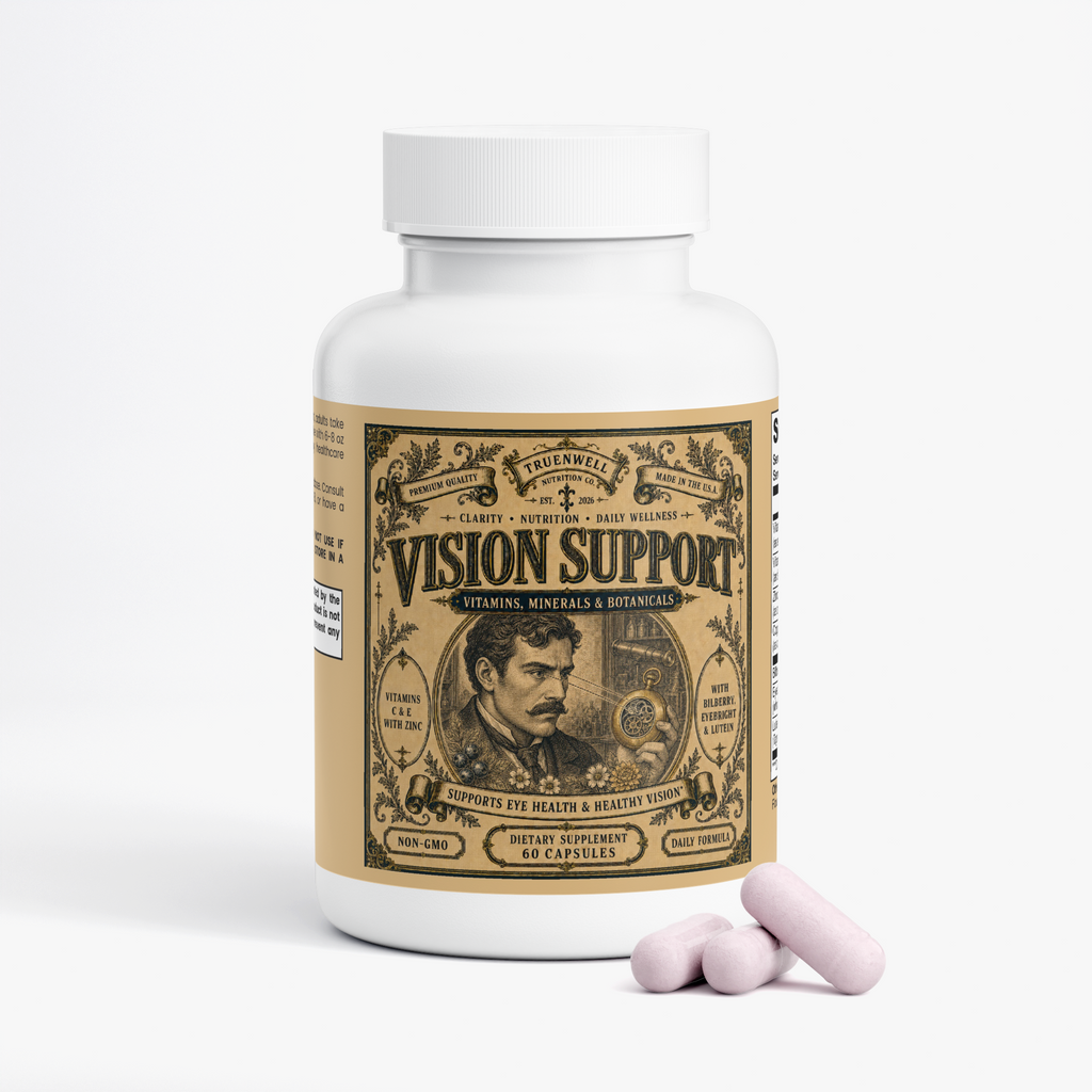 Vision Support with Bilberry, Eyebright & Lutein – 60 Capsules