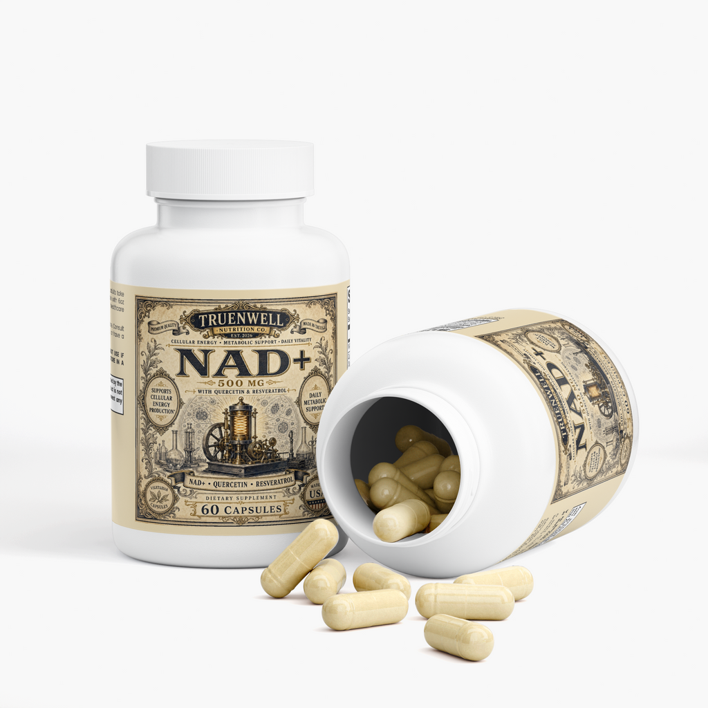 NAD+ 500 mg with Quercetin & Resveratrol – 60 Capsules