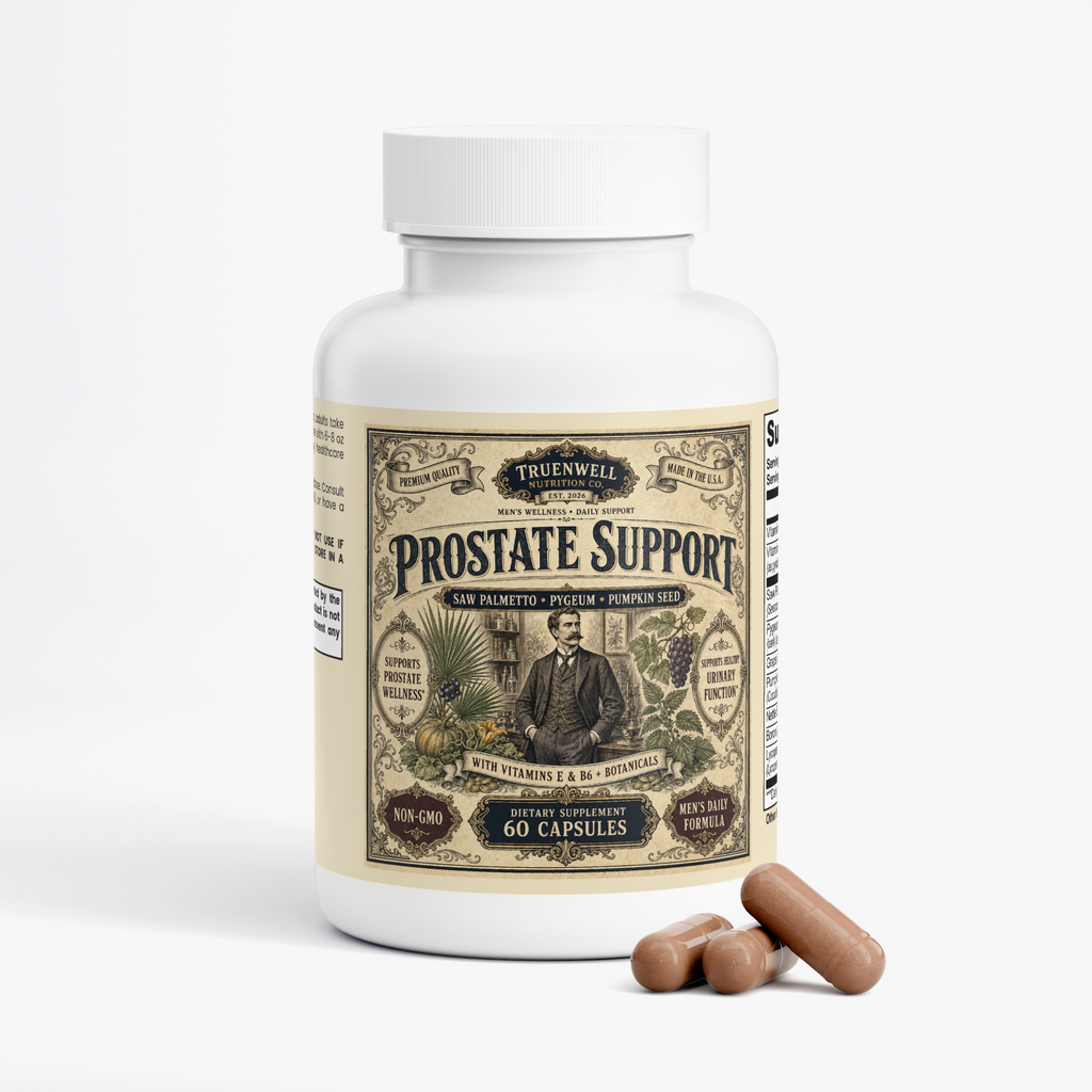 Prostate Support with Saw Palmetto, Pygeum & Pumpkin Seed – 60 Capsules