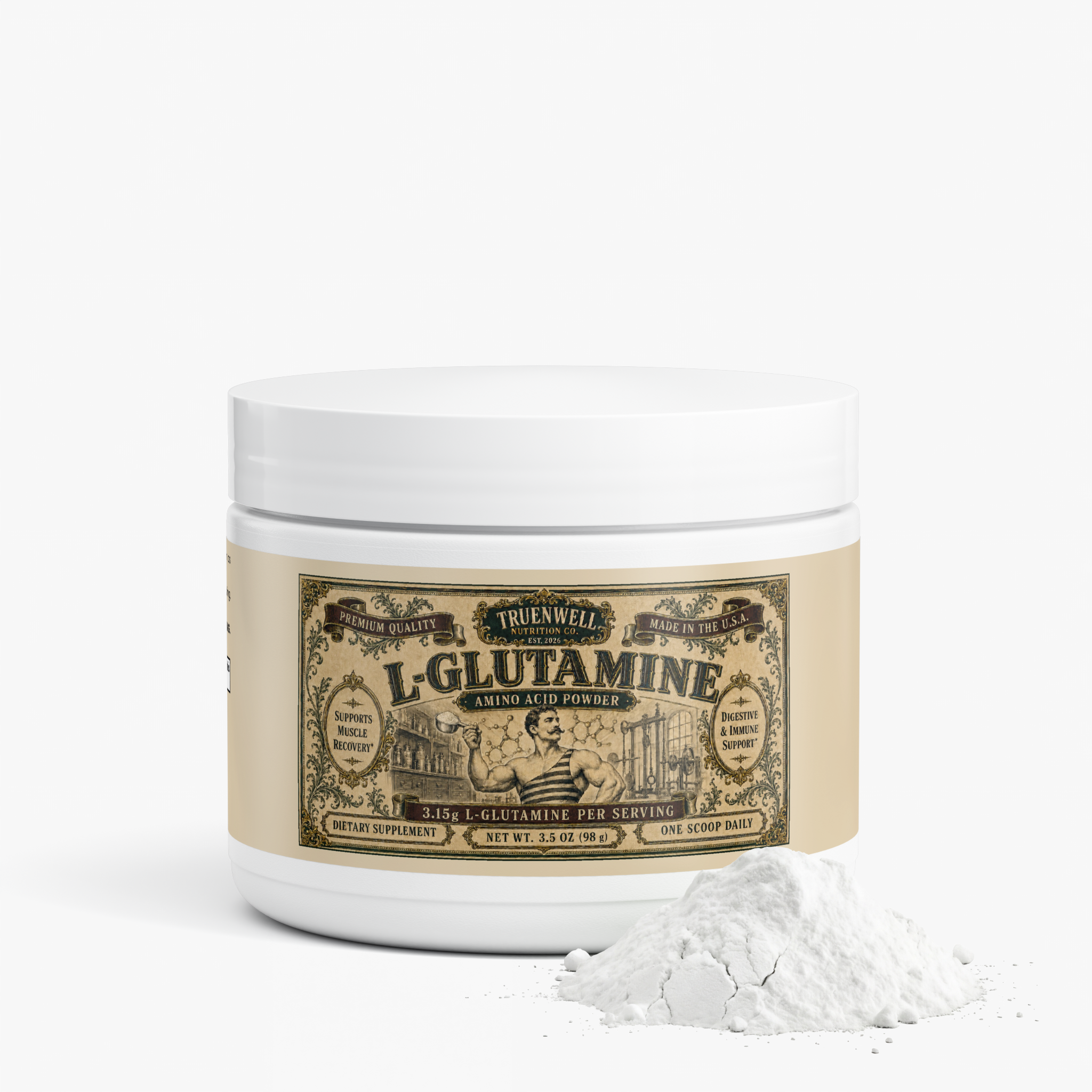 L-Glutamine Powder – 3.15g Per Serving – 30 Servings