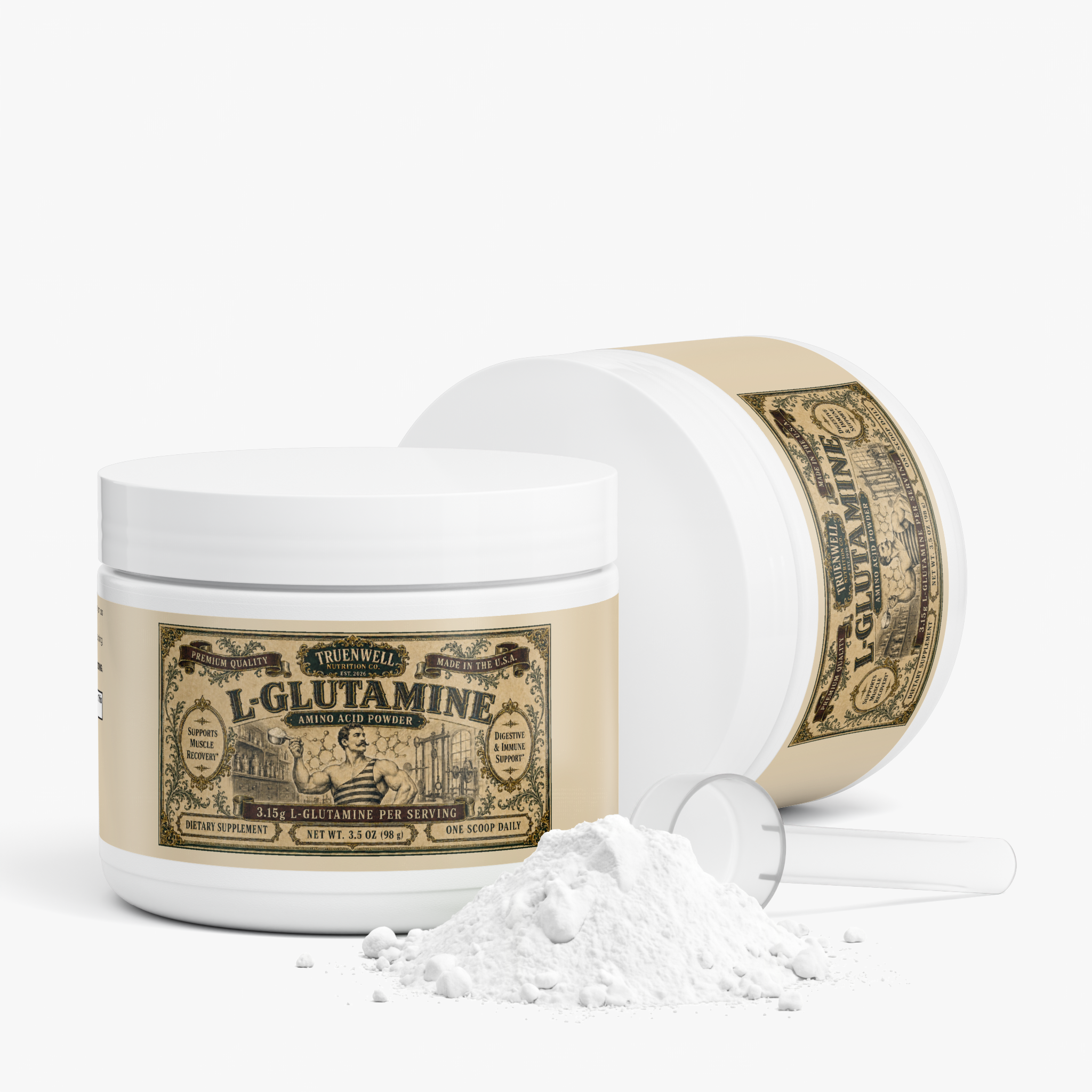 L-Glutamine Powder – 3.15g Per Serving – 30 Servings