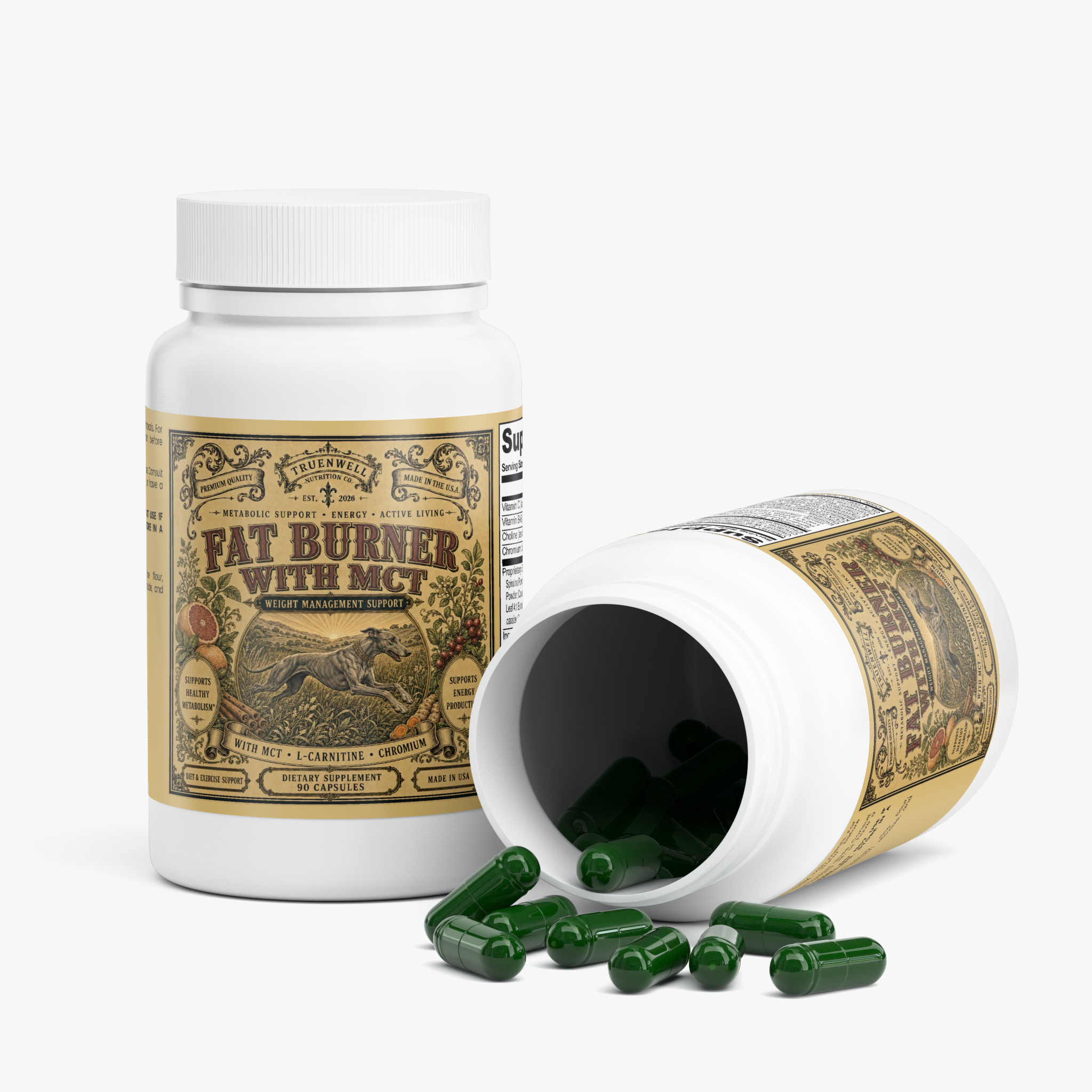 Fat Burner with MCT – Metabolic & Weight Management Support – 90 Capsules