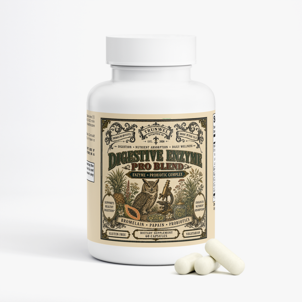 Digestive Enzyme Pro Blend with Probiotics – 60 Capsules