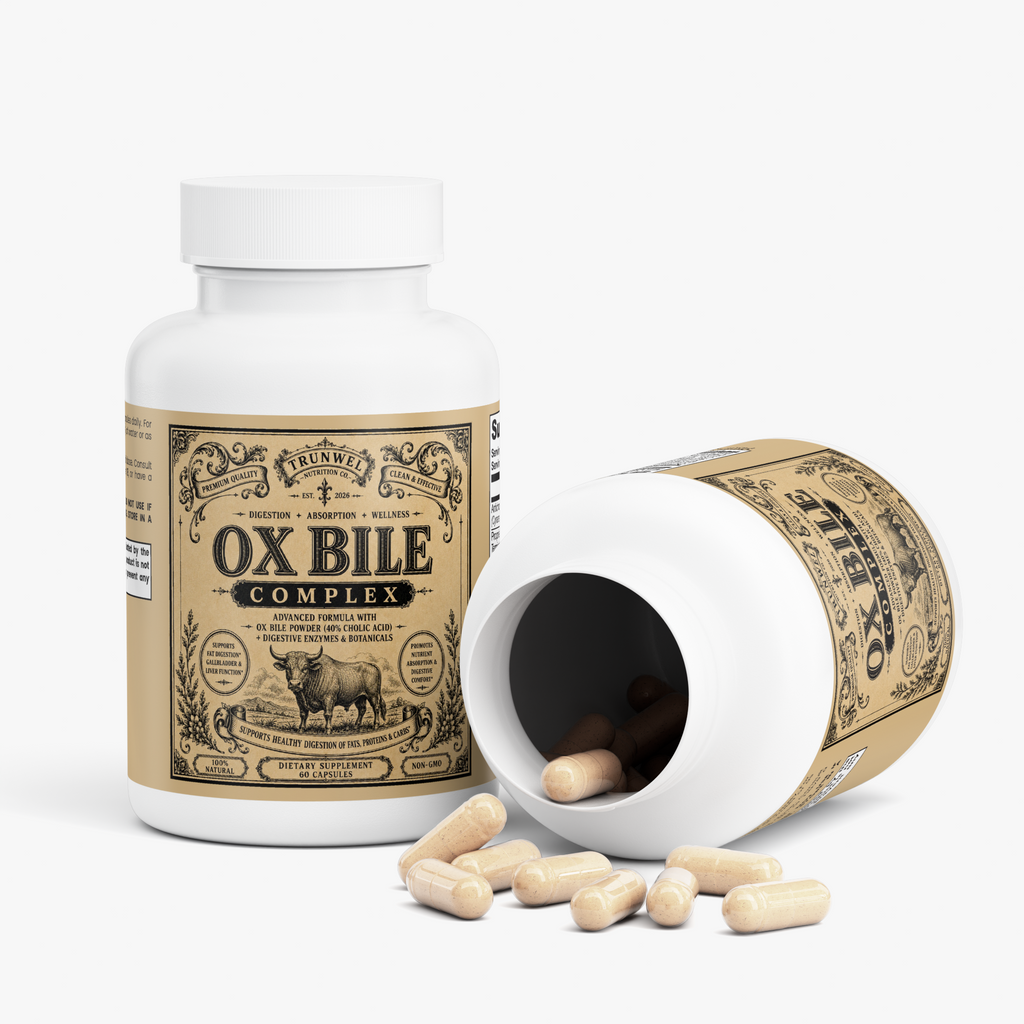 Ox Bile Complex – Premium Digestive Support Formula – 60 Capsules