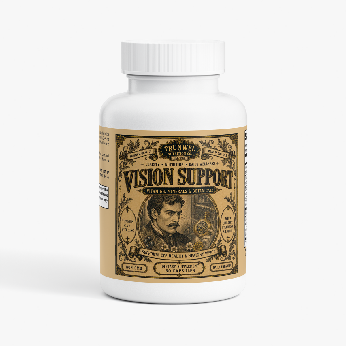 Vision Support with Bilberry, Eyebright & Lutein – 60 Capsules