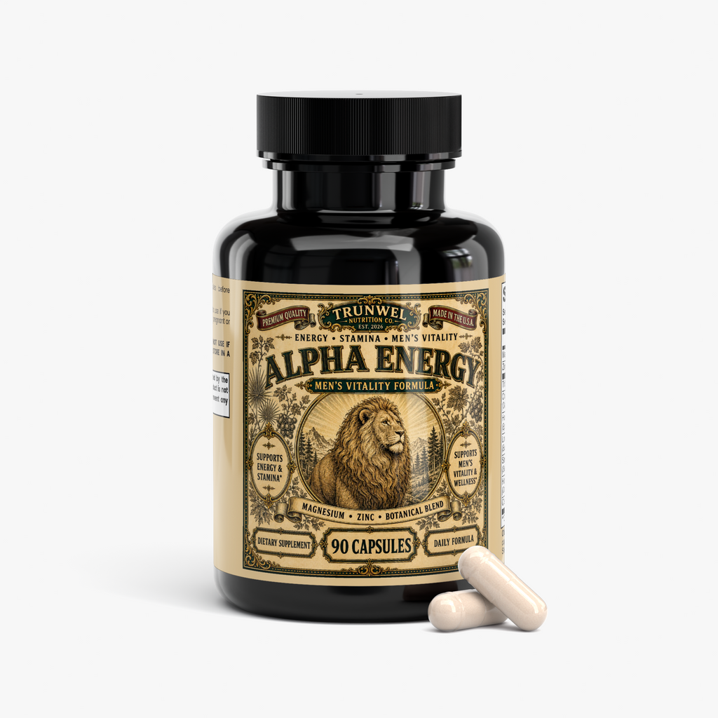 Alpha Energy Men’s Vitality Capsules – 90 Count