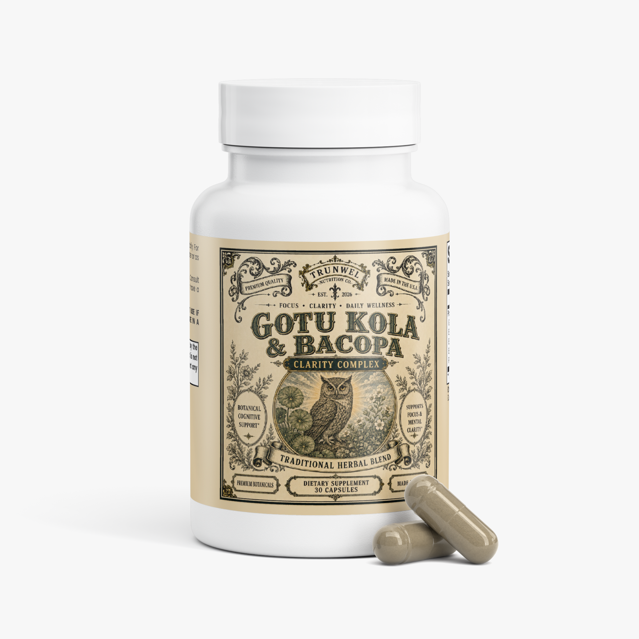 Gotu Kola & Bacopa Clarity Complex – 30 Capsules