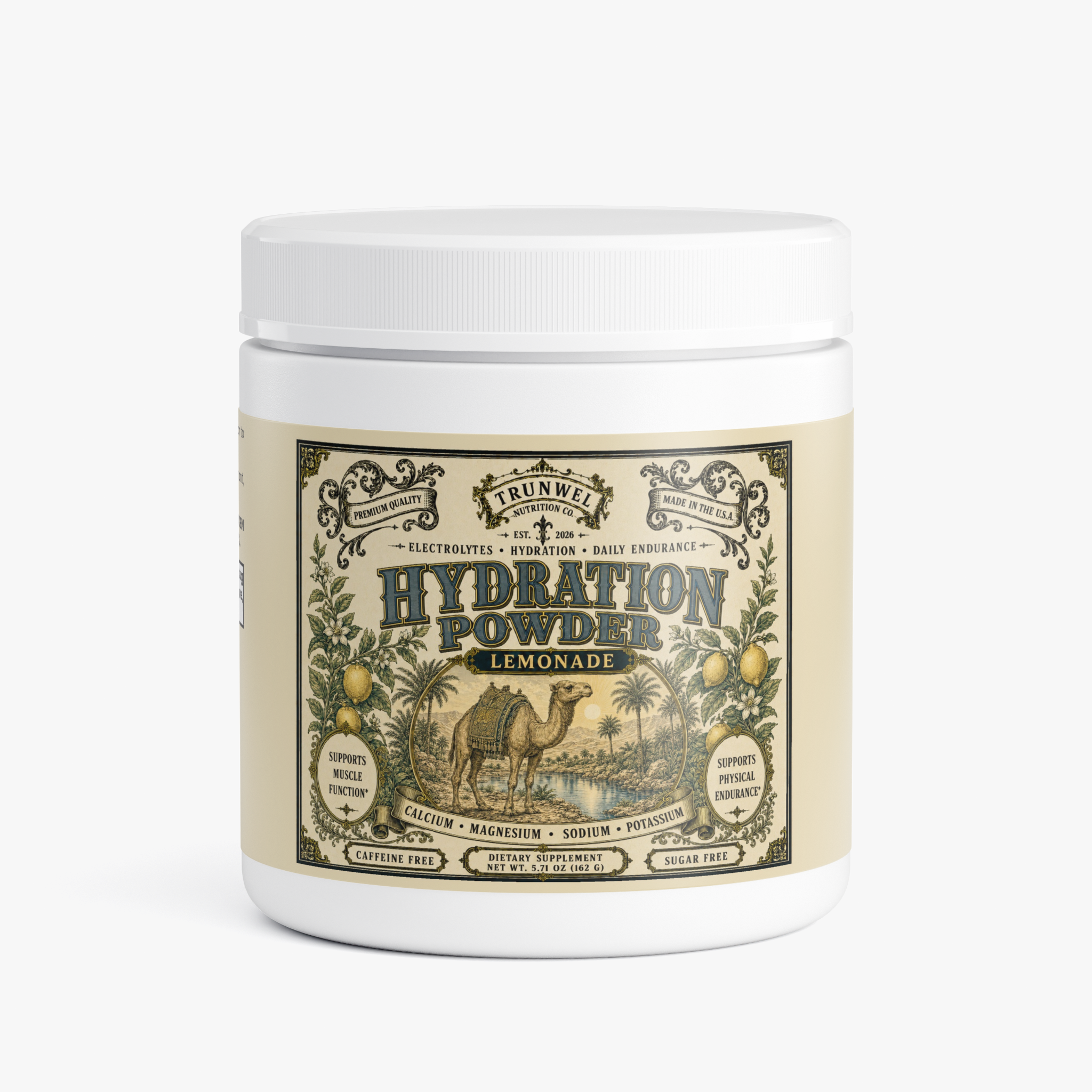 Hydration Powder Lemonade  – Electrolyte Drink Mix – 5.71 oz