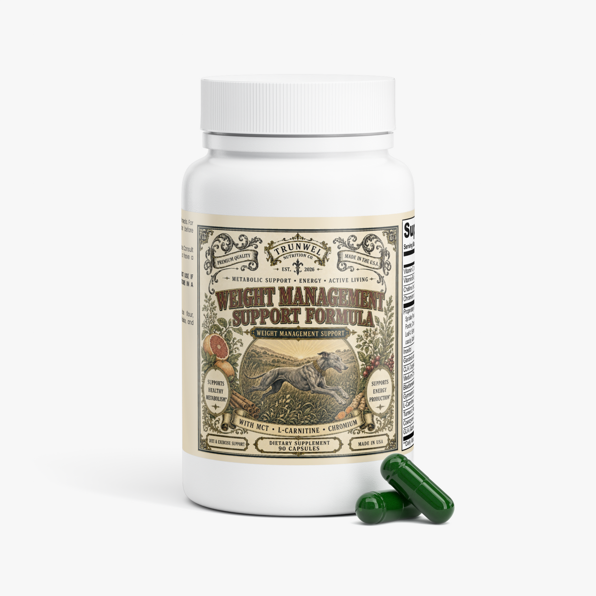 Weight Management Support with MCT  – 90 Capsules