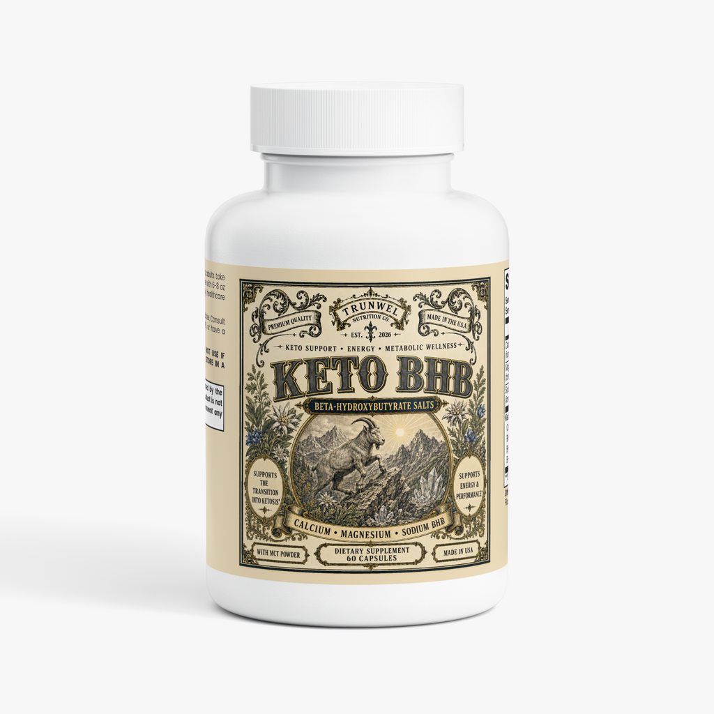 Keto BHB – Exogenous Ketone & Keto Support – 60 Capsules