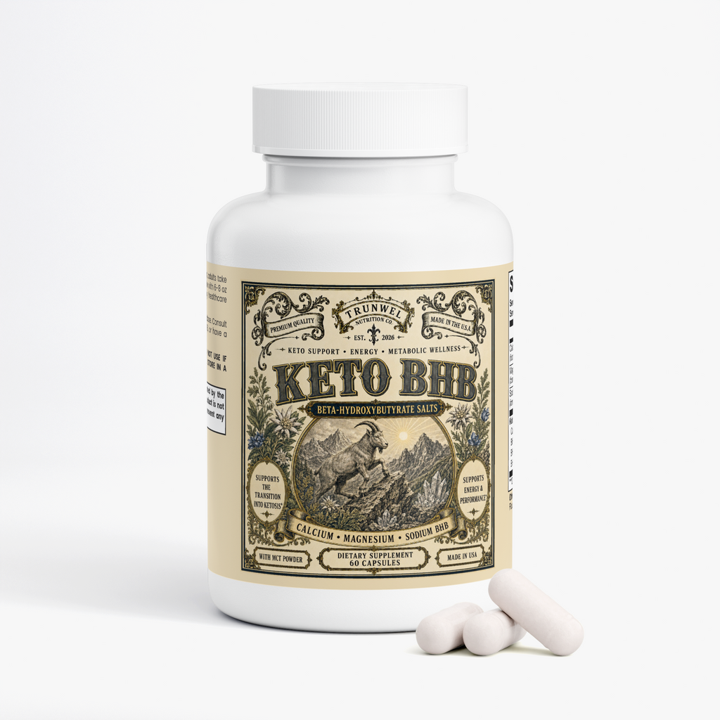 Keto BHB – Exogenous Ketone & Keto Support – 60 Capsules