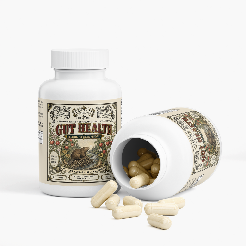 Gut Health – Prebiotic, Probiotic & Digestive Enzymes – 60 Capsules