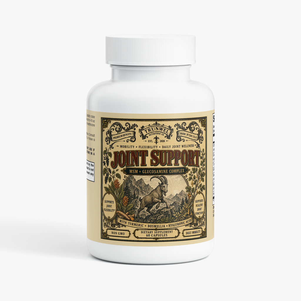 Joint Support with MSM, Glucosamine & Turmeric – 60 Capsules