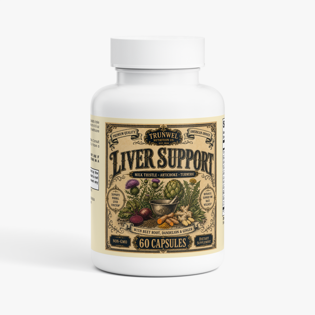 Liver Support with Milk Thistle, Artichoke & Turmeric – 60 Capsules