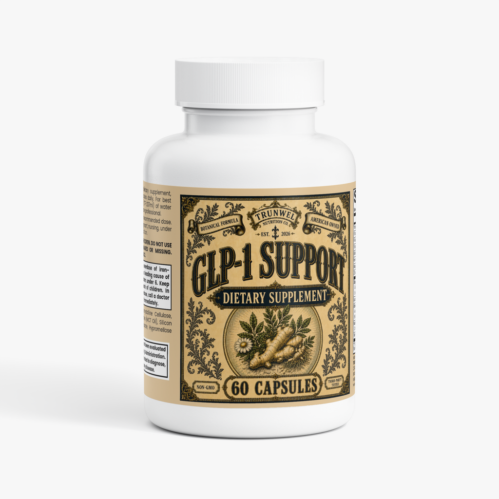 GLP-1 Support – Digestive & Metabolic Wellness Formula – 60 Capsules