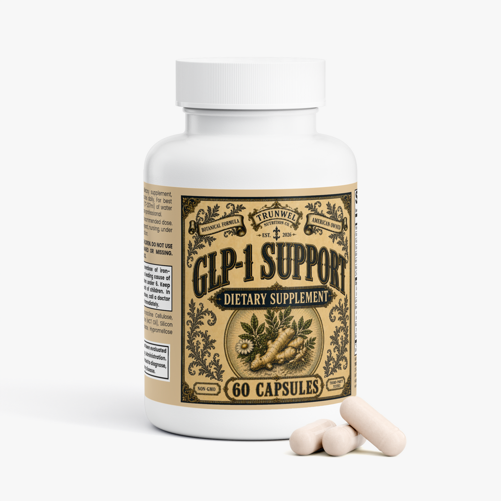 GLP-1 Support – Digestive & Metabolic Wellness Formula – 60 Capsules