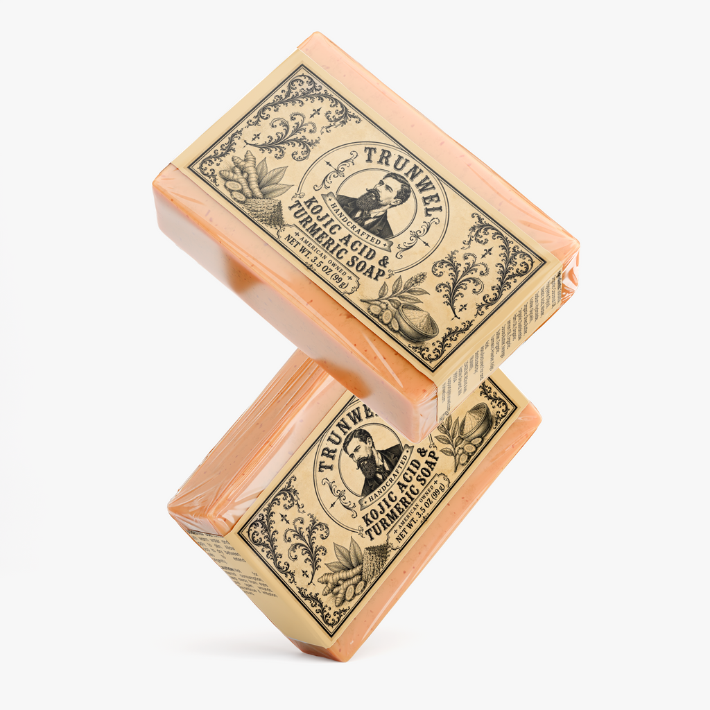 TRUNWEL Handcrafted Kojic Acid & Turmeric Soap
