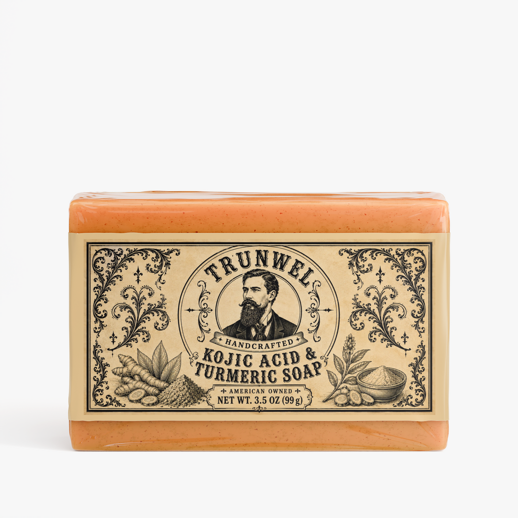 TRUNWEL Handcrafted Kojic Acid & Turmeric Soap