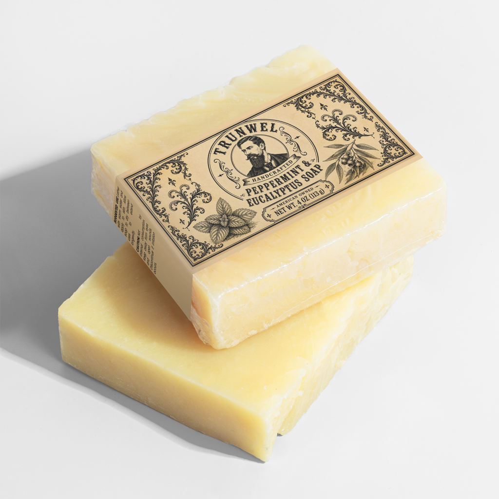 TRUNWEL Handcrafted Peppermint & Eucalyptus Soap