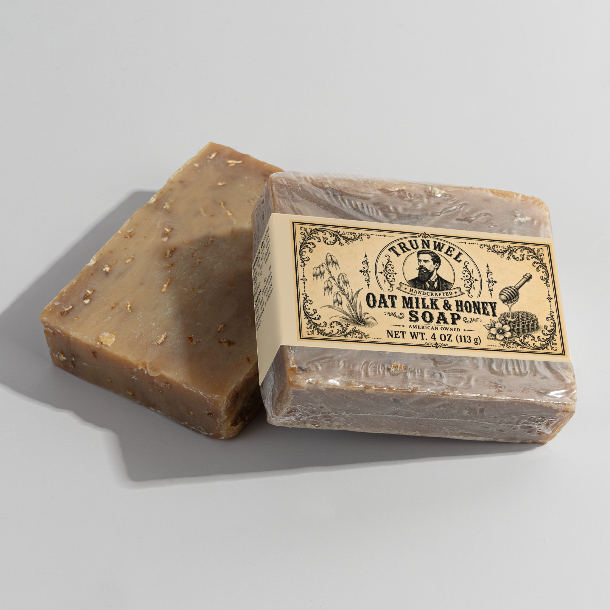TRUNWEL Handcrafted Oatmeal Honey Soap