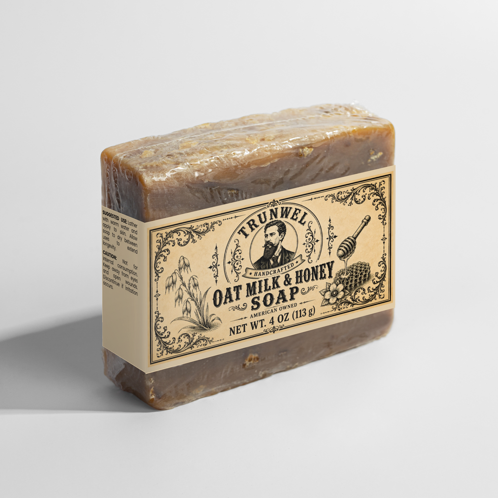 TRUNWEL Handcrafted Oatmeal Honey Soap