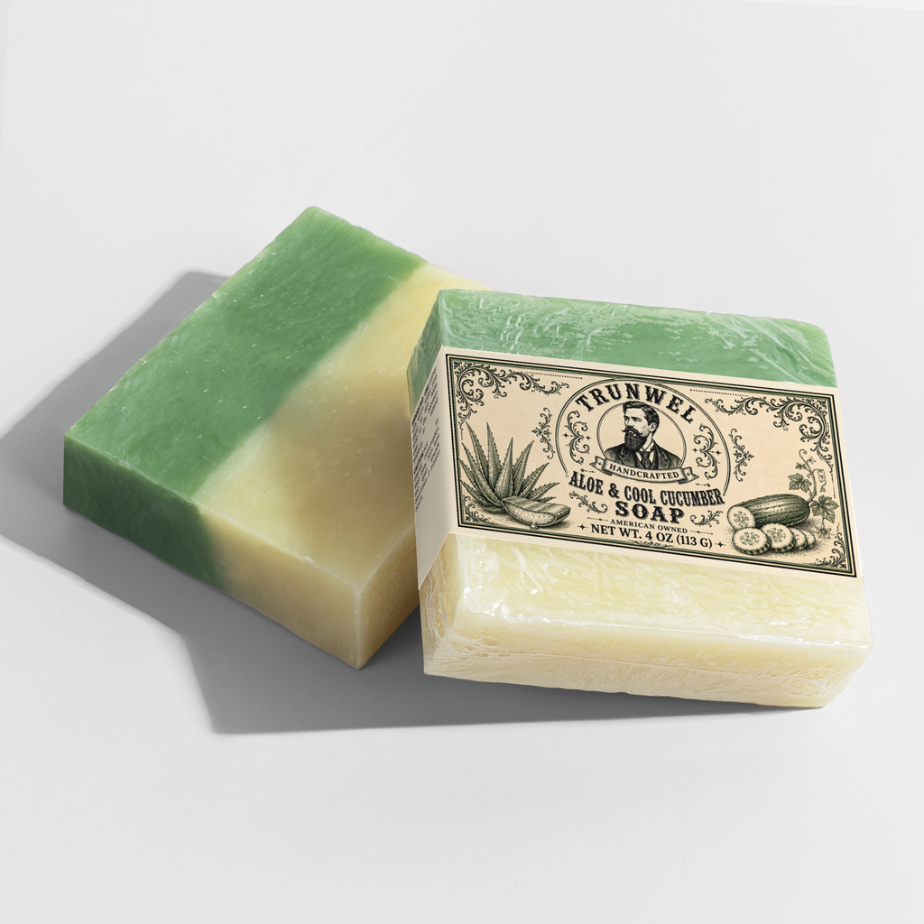 TRUNWEL Handcrafted Aloe & Cool Cucumber Soap