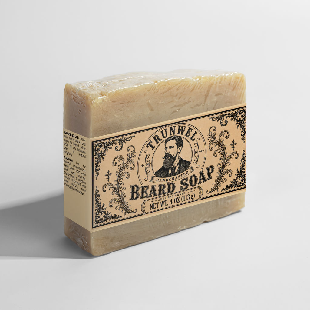 TRUNWEL Handcrafted Sandalwood Beard Soap