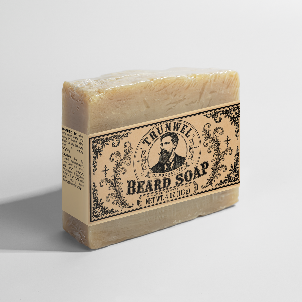 TRUNWEL Handcrafted Sandalwood Beard Soap