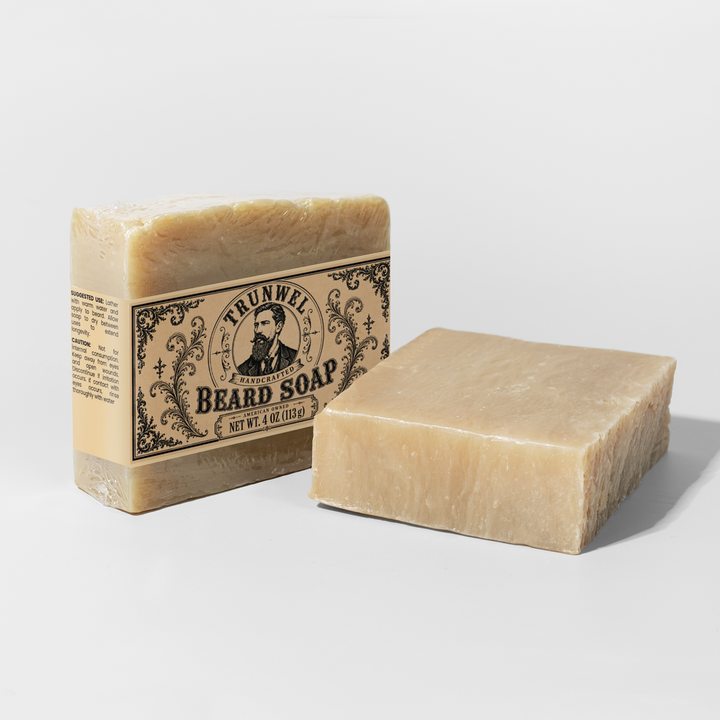 TRUNWEL Handcrafted Sandalwood Beard Soap