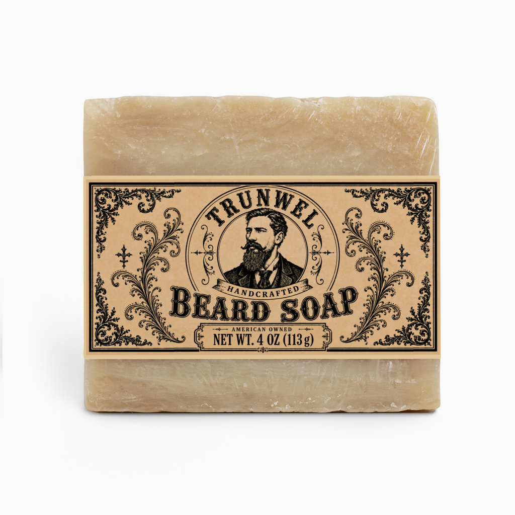TRUNWEL Handcrafted Sandalwood Beard Soap