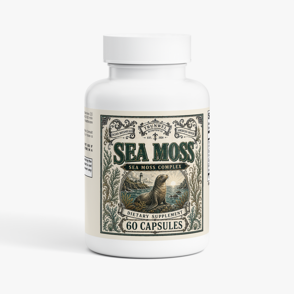 Sea Moss with Bladderwrack & Burdock – 60 Capsules