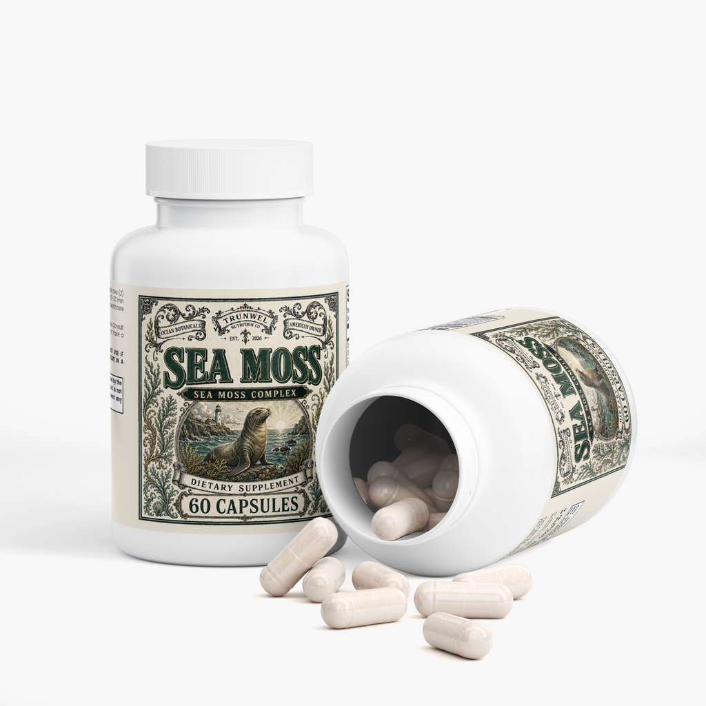 Sea Moss with Bladderwrack & Burdock – 60 Capsules