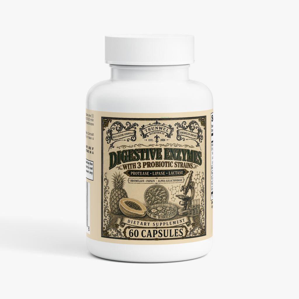 Digestive Enzymes Pro Blend with Probiotics – 60 Capsules