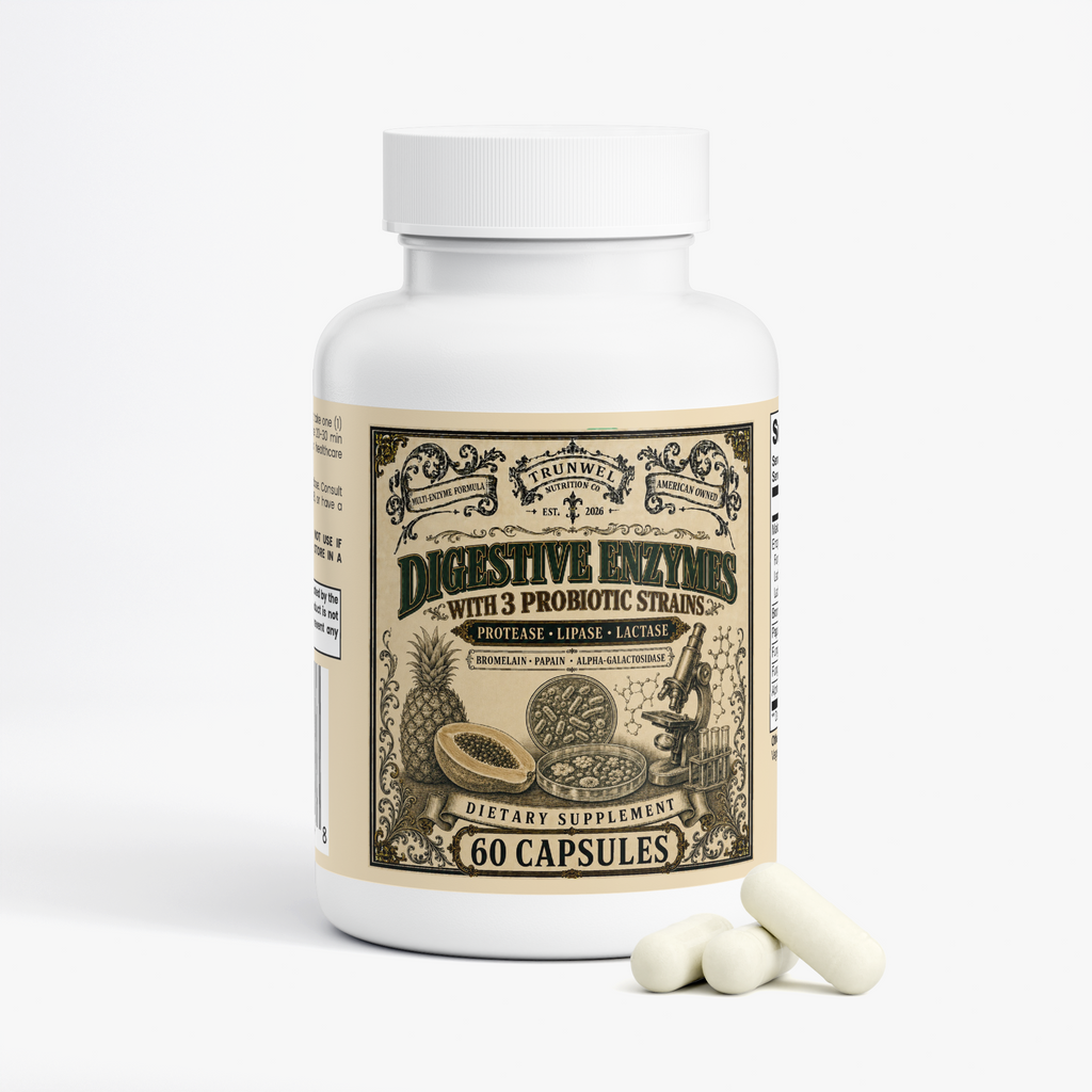 Digestive Enzymes Pro Blend with Probiotics – 60 Capsules