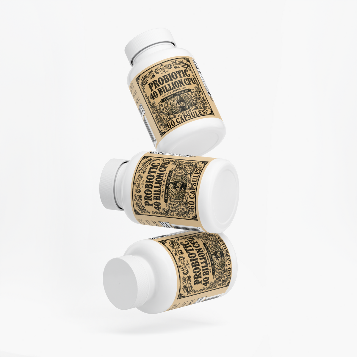 Probiotic 40 Billion CFU with Prebiotics – 60 Capsules