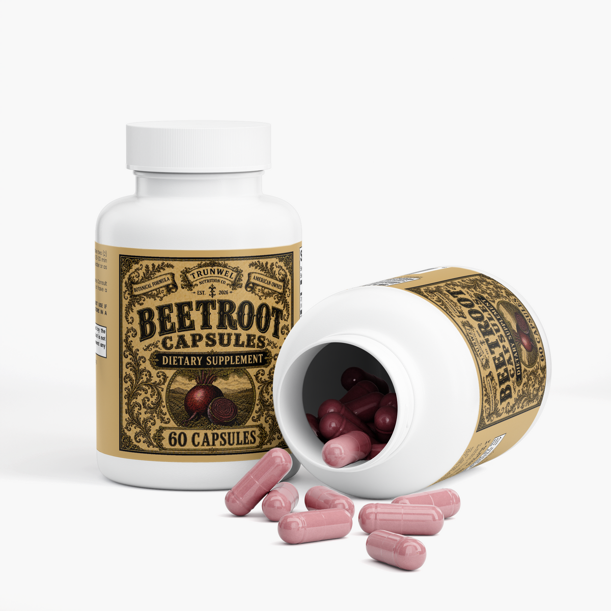 Beetroot Capsules  – Supports Healthy Blood Flow & Circulation