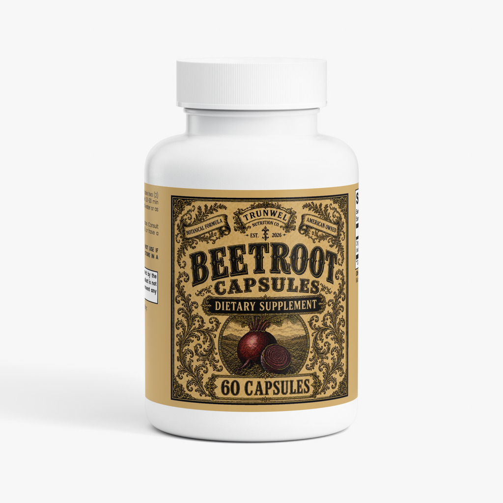 Beetroot Capsules  – Supports Healthy Blood Flow & Circulation