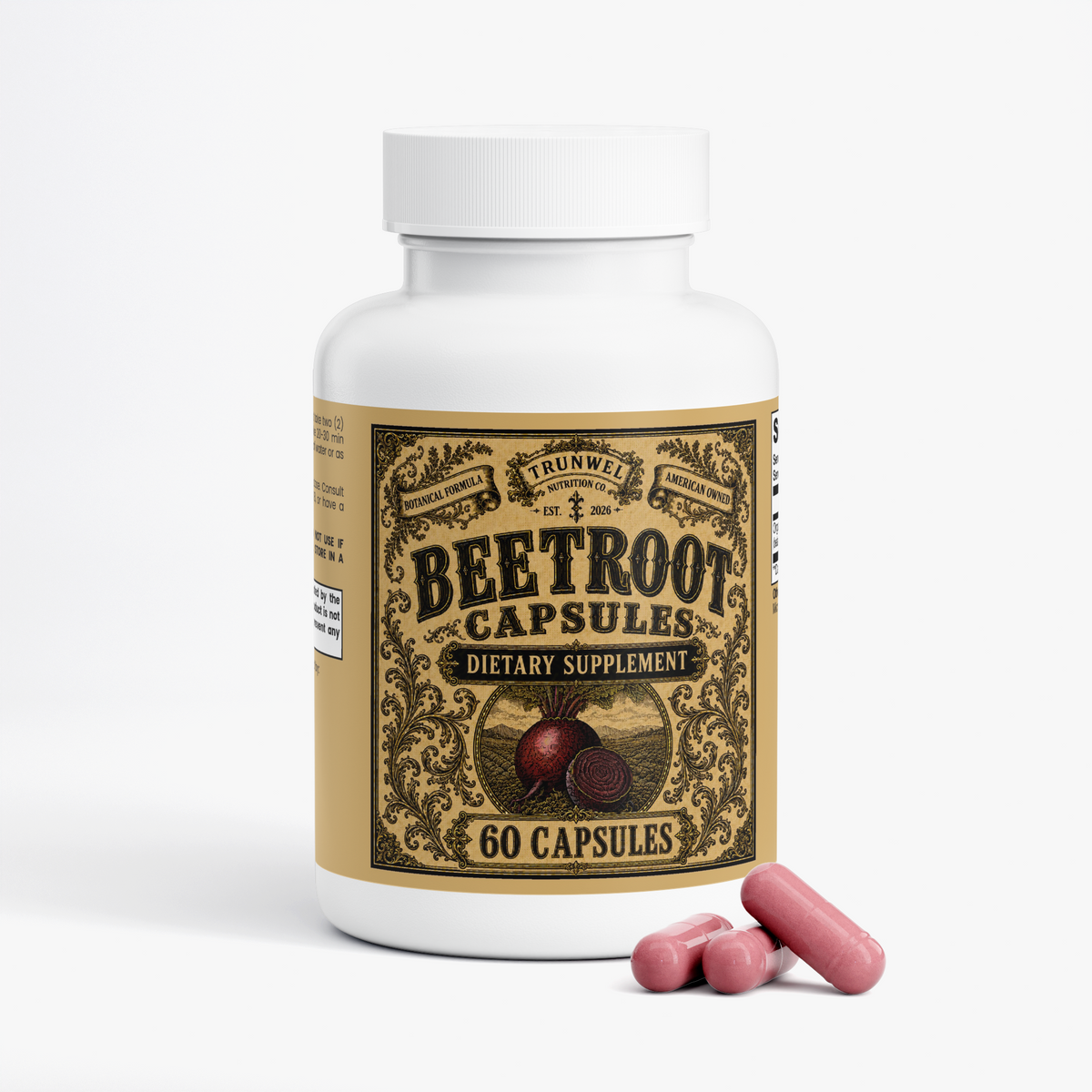 Beetroot Capsules  – Supports Healthy Blood Flow & Circulation