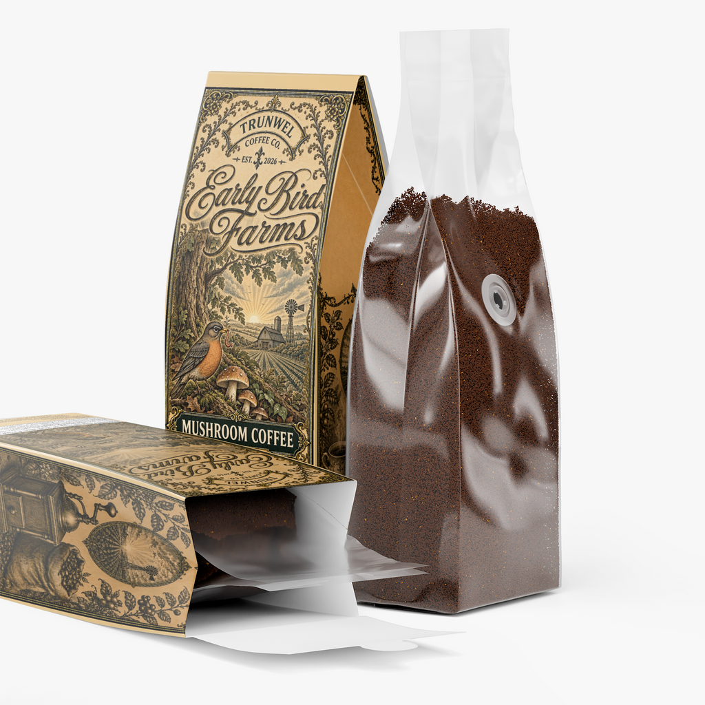 Early Bird Farms - Mushroom Coffee (Medium Roast) Ground