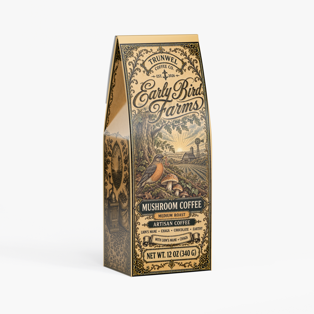 Early Bird Farms - Mushroom Coffee (Medium Roast) Ground
