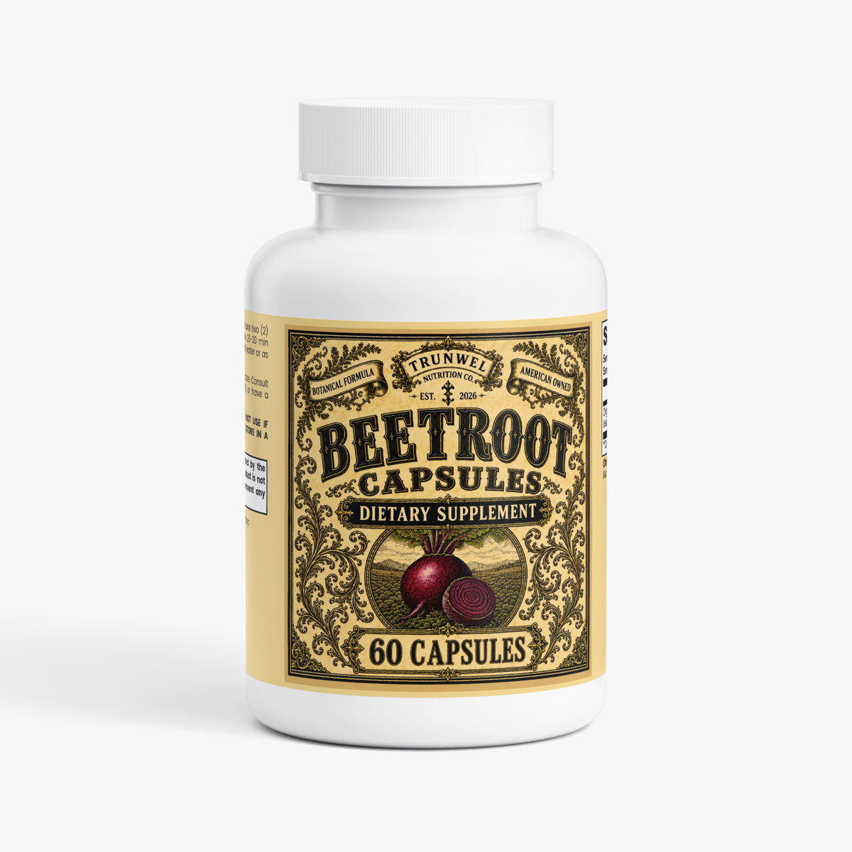 Beetroot Capsules  – Supports Healthy Blood Flow & Circulation