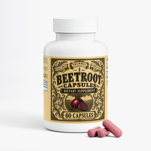 Beetroot Capsules  – Supports Healthy Blood Flow & Circulation