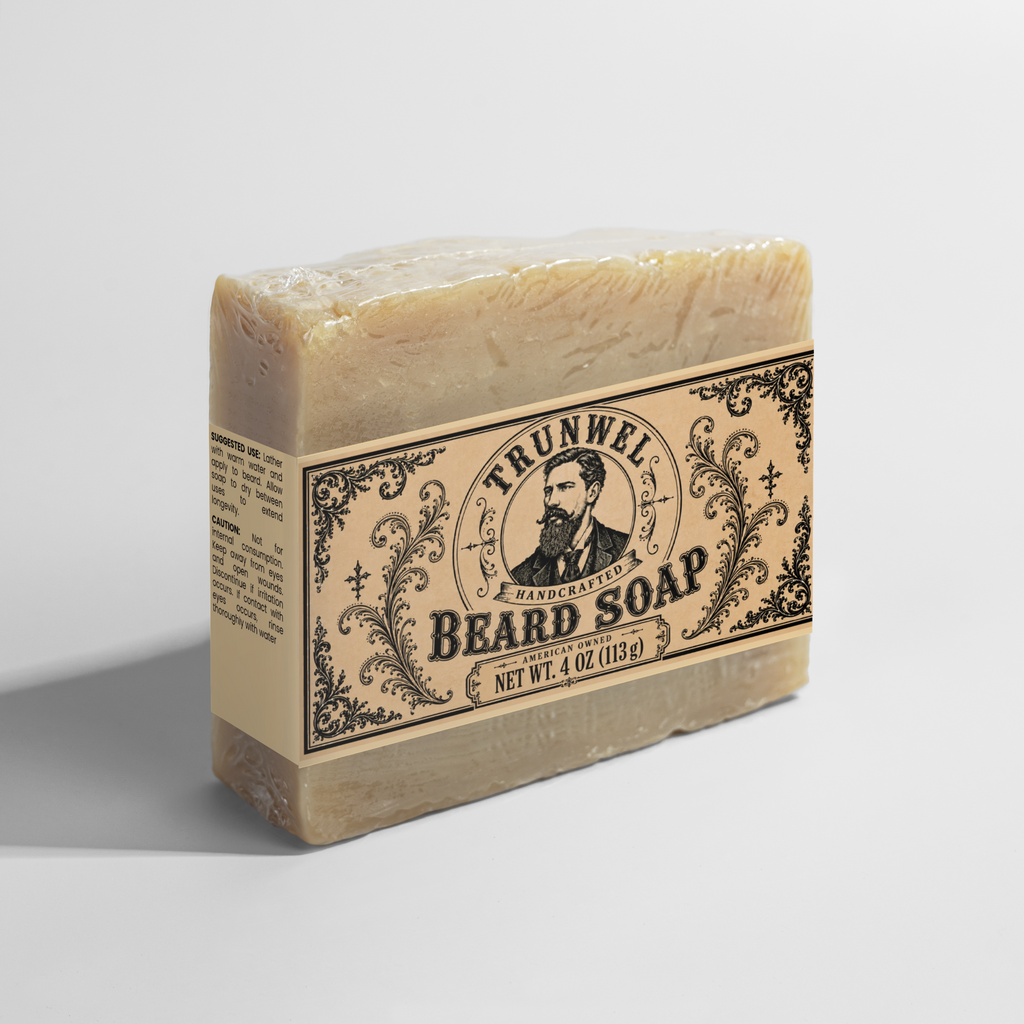 TRUNWEL Handcrafted Sandalwood Beard Soap