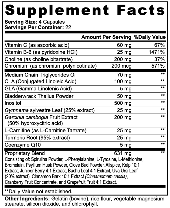 Weight Management Support with MCT  – 90 Capsules