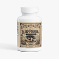 TRUENWELL Sleep Formula supplement bottle featuring vintage apothecary label.
